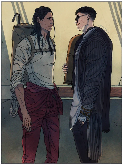 Kwong &amp; Zāl! Two exorcists. One suddenly started seeing ghosts, the other can't see them anymore. A reluctant team up!Spirits, a secret cult &amp; a slow burn!! 