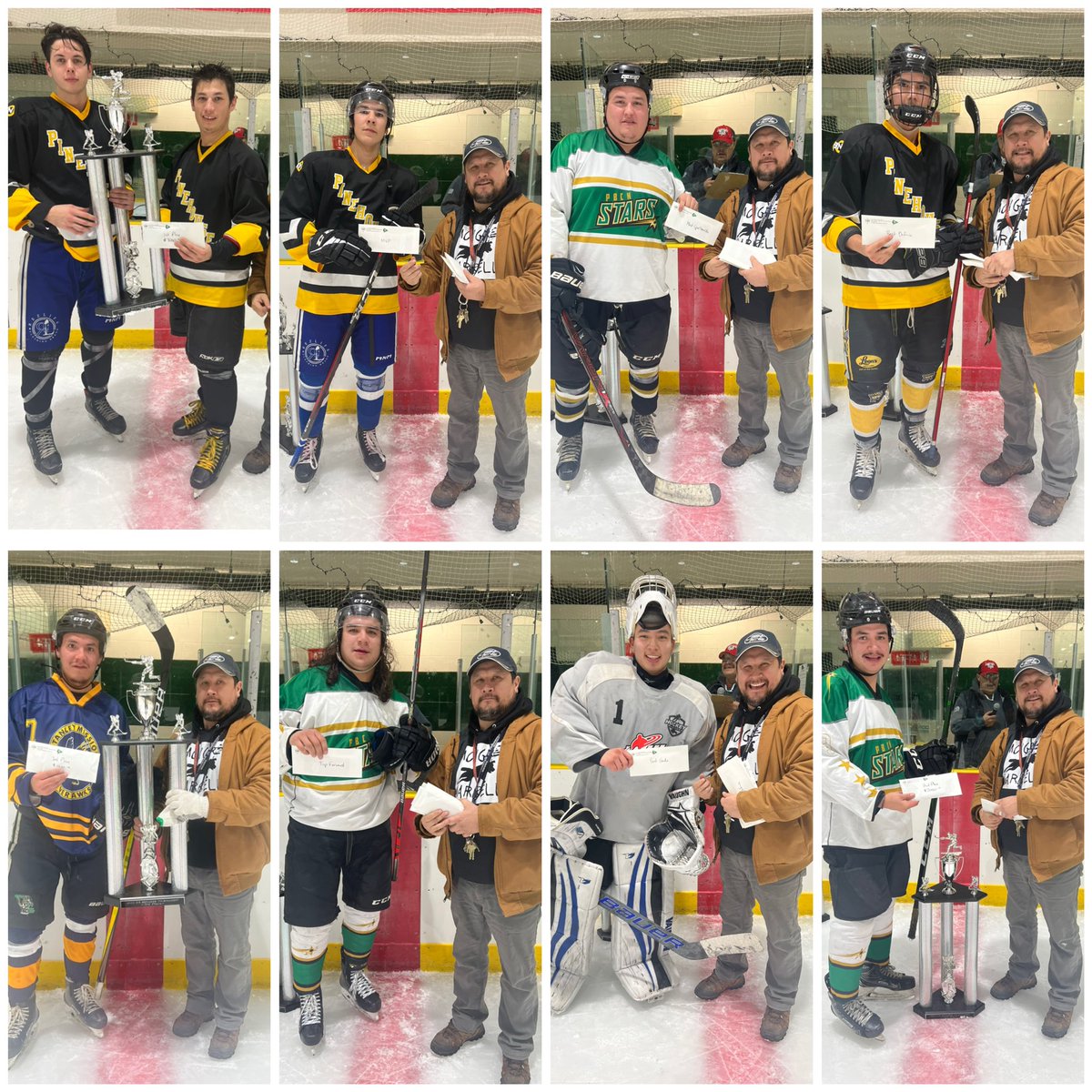 JRMCCSportsRec's tweet photo. Congratulations to the recreation hockey all-star:
Rec Hockey All-Stars
Best Goalie: Hayden Linklater 
Best Defence: Larry Flett
Most Sportsmanlike: Josh Linklater 
Top Forward: Cody Michelle
MVP: Dwayne McKenzie https://t.co/phVBdUBqES