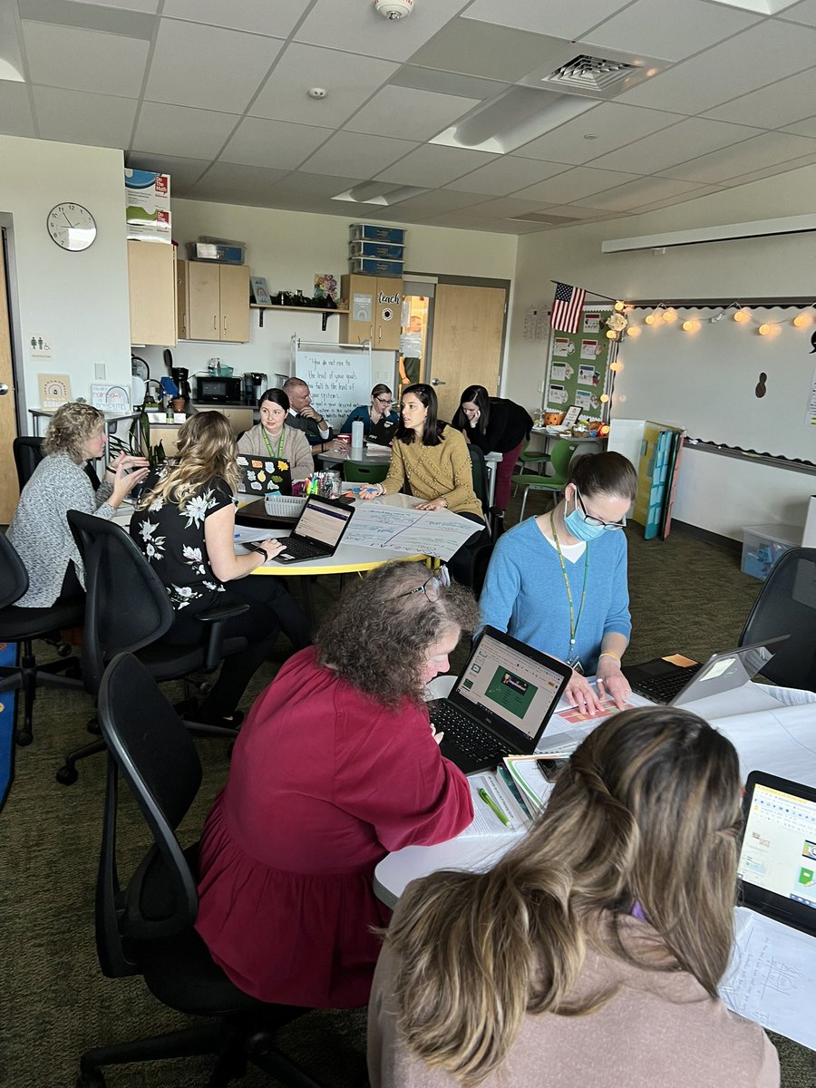 _swelks's tweet photo. I started my day joining a powerful Math ALP meeting led by @MrsCoffeyFCPS. Collaborative conversations focused on standards, instructional design, and data with teachers, EL and Spec educators, and even the principal! 🙌🏻 #allin https://t.co/gFS55VTjWF