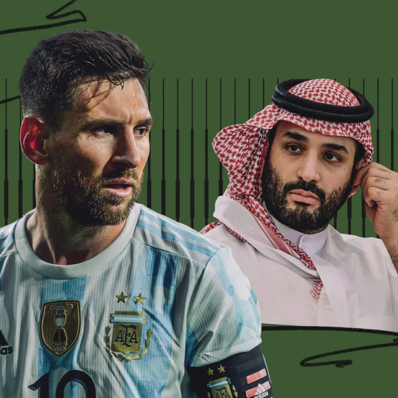 TheAthleticFC's tweet photo. Lionel Messi has a lucrative deal to promote Saudi Arabia.

The Saudis want the 2030 World Cup, as do Messi's Argentina.

So why has the arguably the best player of all time ended up in this strange position?

@AdamCrafton_ investigates a very uncomfortable deal.