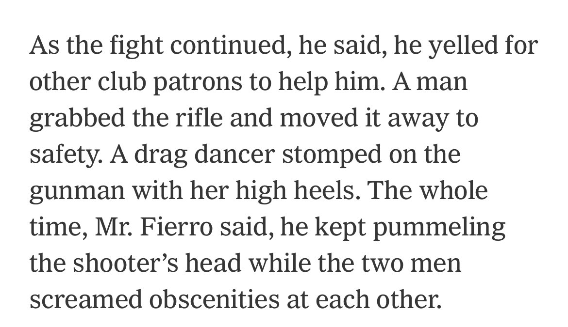 Some heroes are former soldiers in plainclothes Some are drag queens in heels nyti.ms/3OrD8ay