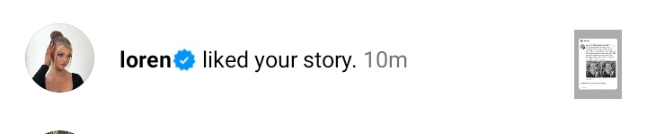 GUYS SHE LIKED MY STORY I'M CRYINGGGGG <a href="/iamlorengray/">Loren Gray</a> I LOVE UUUUUU