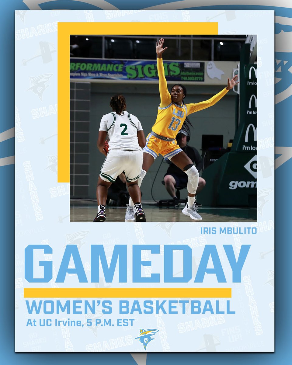 LIU Women’s Basketball (@liuwbb) on Twitter photo 🏀: At <a href="/UCIwbb/">UCI Women's Basketball</a>
🗓️: 5 p.m. EST
💻:espn.com/espnplus/playe…📺:liuathletics.com/sidearmstats/w… 🏀: At <a href="/UCIwbb/">UCI Women's Basketball</a>
🗓️: 5 p.m. EST
💻:espn.com/espnplus/playe…📺:liuathletics.com/sidearmstats/w…