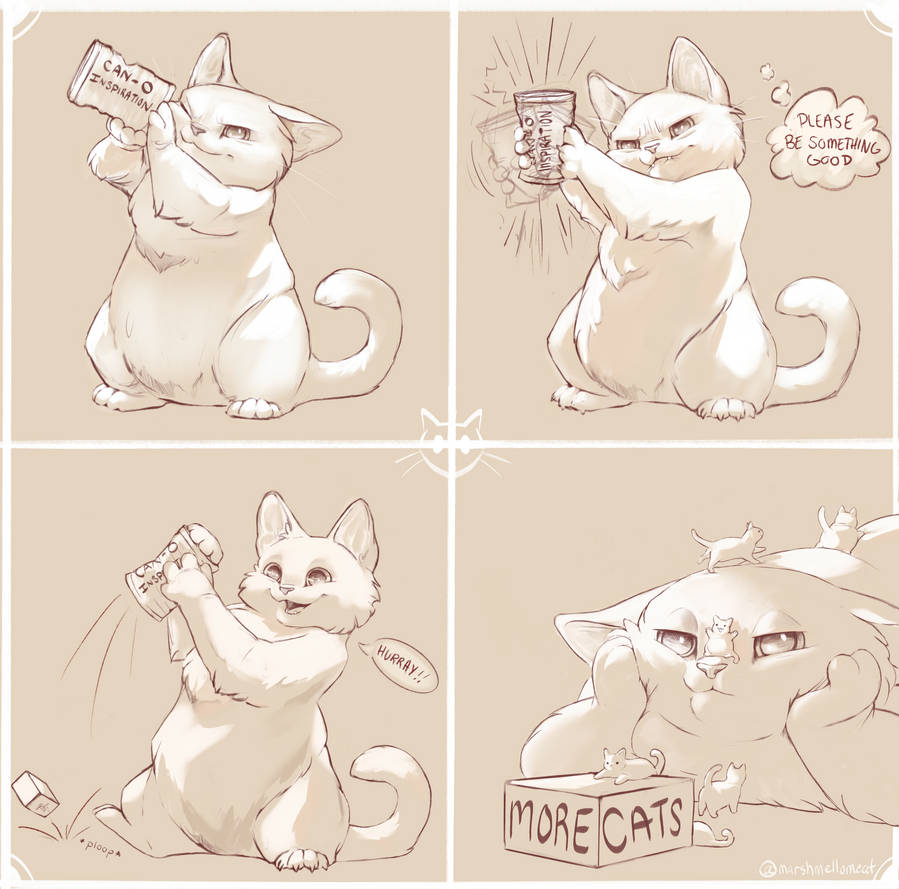 When in doubt: draw cats! 🐈

🎨 "Art block cats" by Marshmellomeat: https://t.co/doTFPRTUlM 