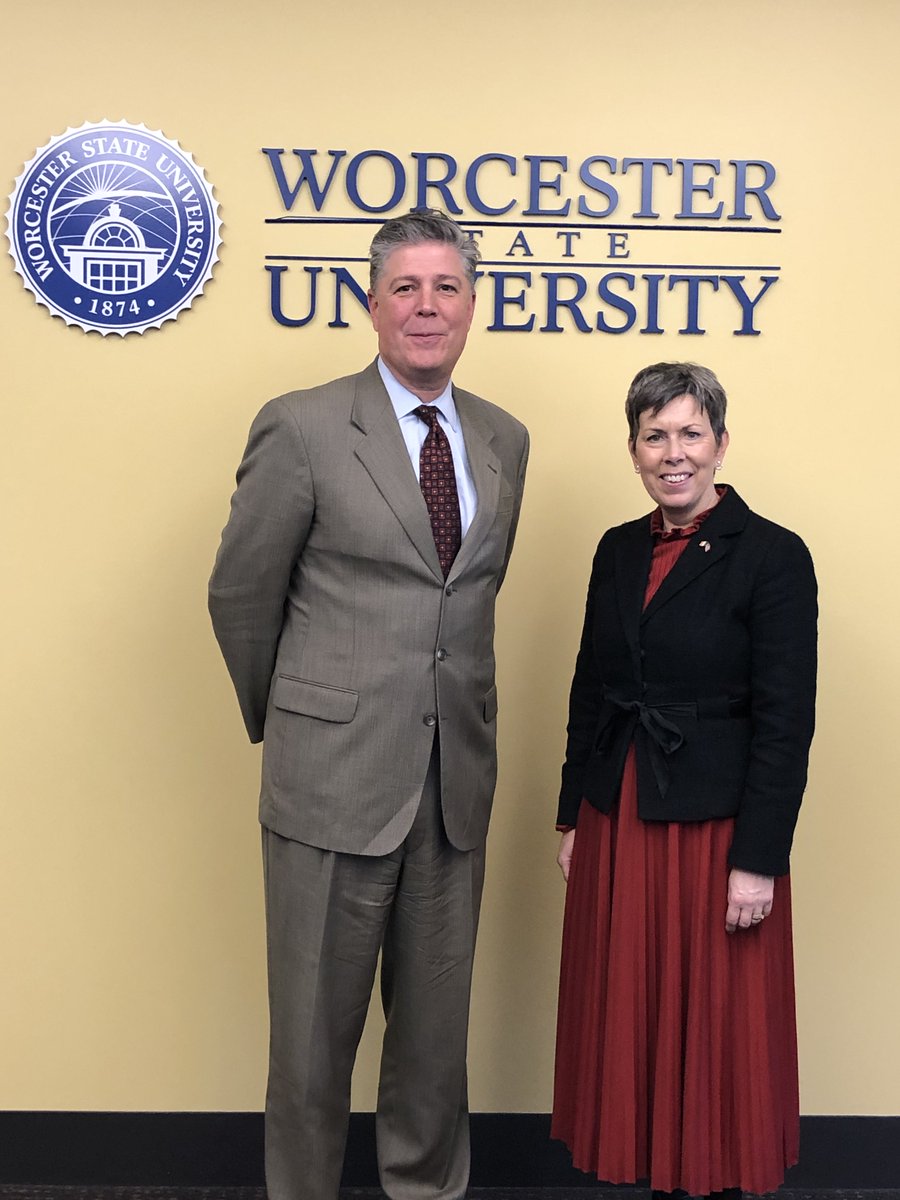 Worcester State Pres tweet media