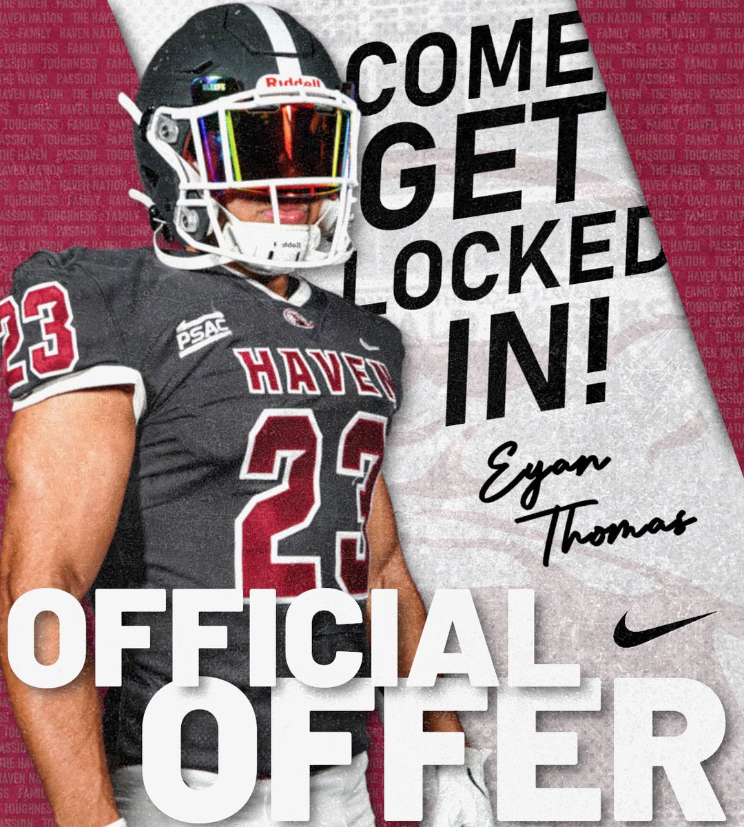 Eyan “ Big Smoove” Thomas (@eyanthomas7) on Twitter photo Blessed and Grateful to receive an offer from Lock Haven University! <a href="/CoachJBattaglia/">Coach Joe Battaglia</a> Blessed and Grateful to receive an offer from Lock Haven University! <a href="/CoachJBattaglia/">Coach Joe Battaglia</a>