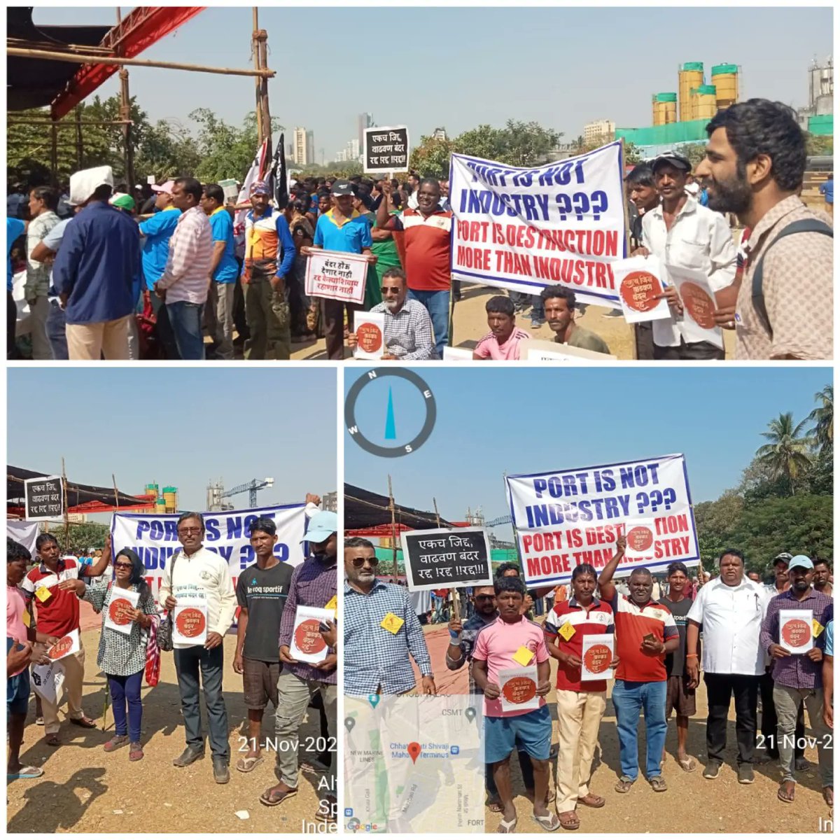 VanchitMacchim1's tweet photo. This poses a grave threat to its fragile #ecology and will also be destructive to livelihoods of #fisherfolk and other #coastalcommunities.

#SHAME
@CSIRNIOGoa   
@SDCL_India https://t.co/AnLcdeavz4