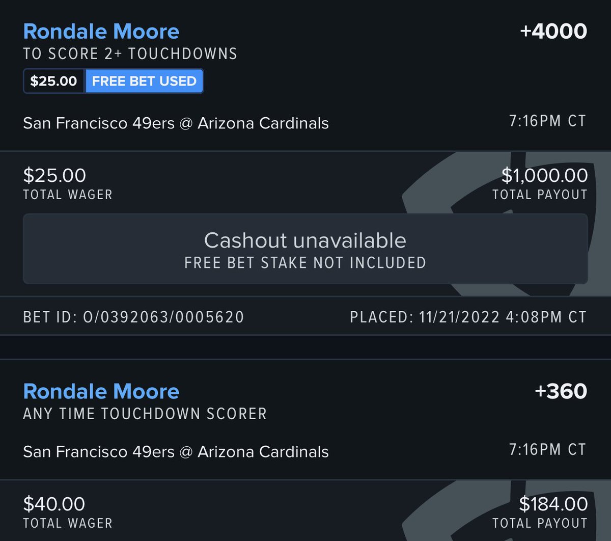 Lew_Locks's tweet image. Rondale Moore ATTD

$25 free bet

2u