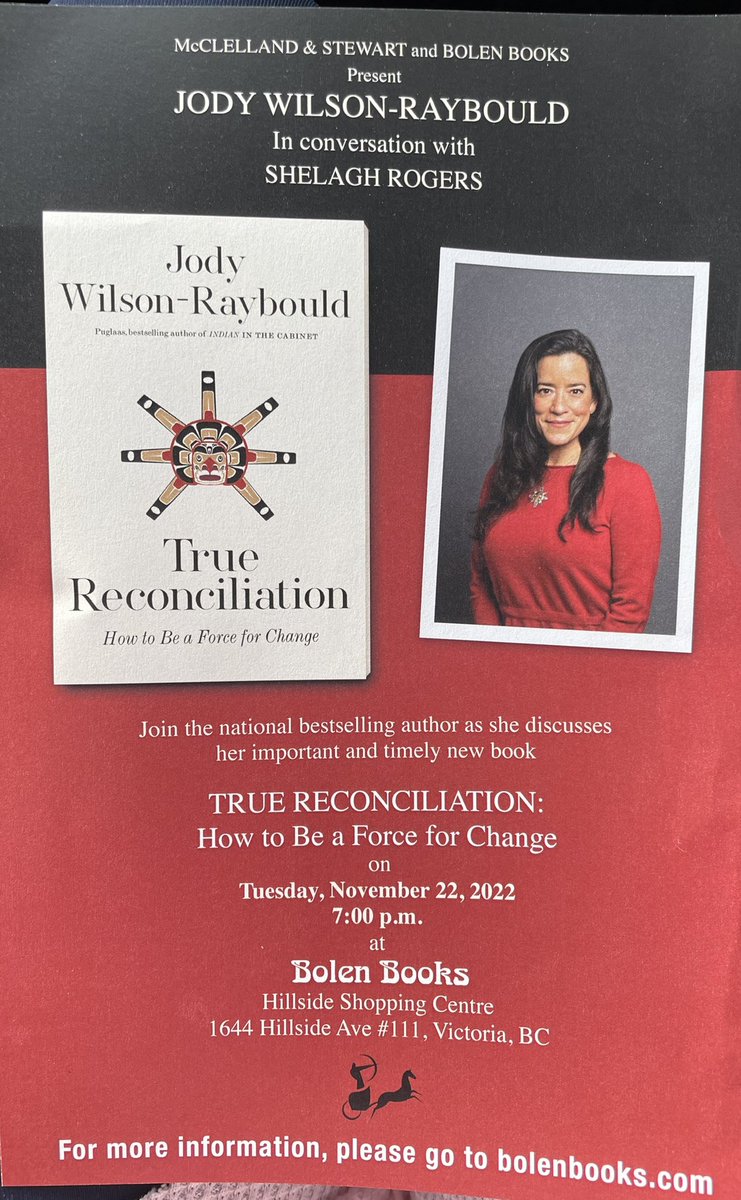Jody Wilson-Raybould (JWR), PC, OBC, KC 王州迪 tweet media