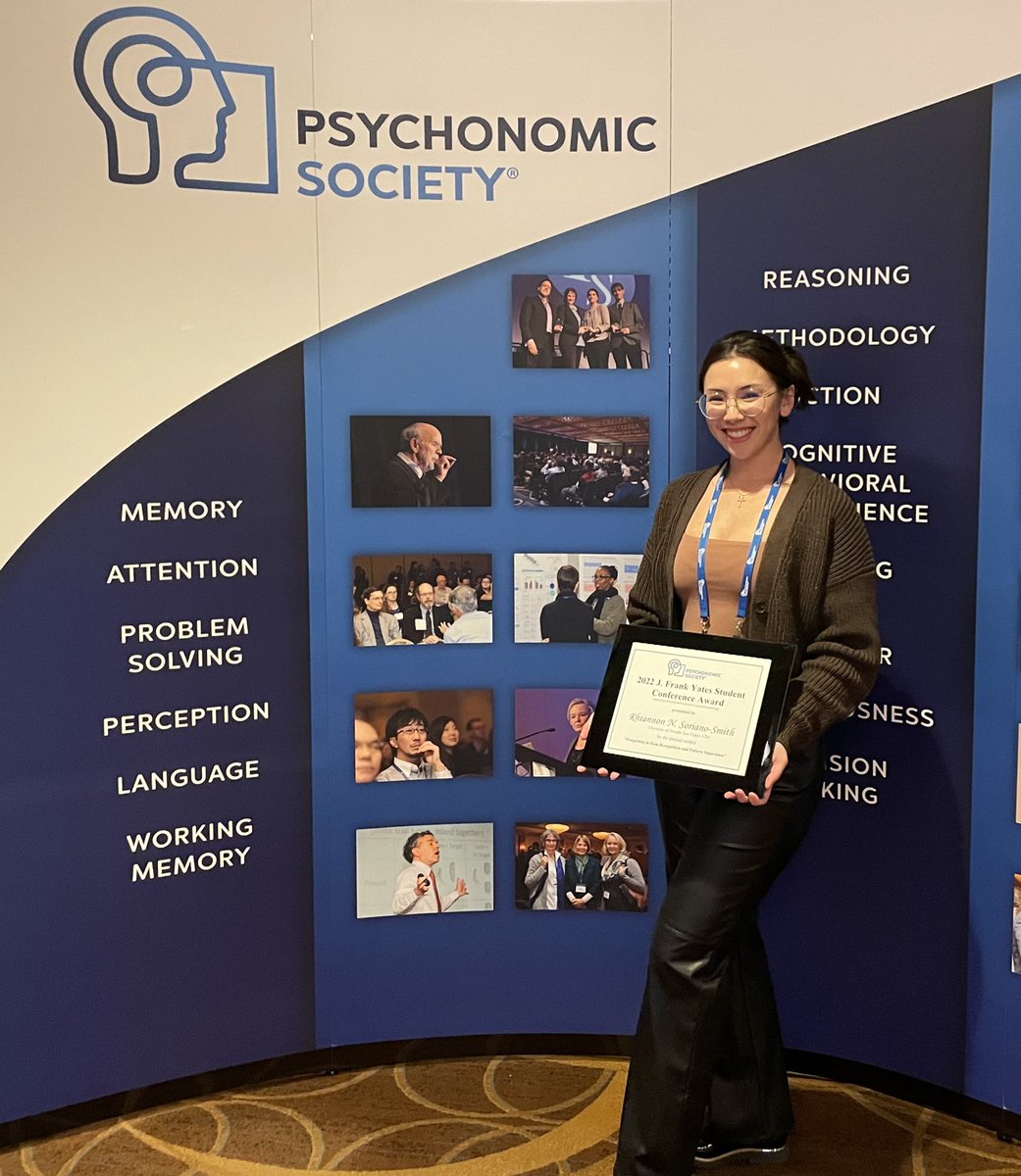 rhinsori's tweet photo. Great conference weekend in Boston at #psynom22! Super honored to receive one of the Yates awards this year & share my thesis research! #unlv https://t.co/QtMuwBHKJ1