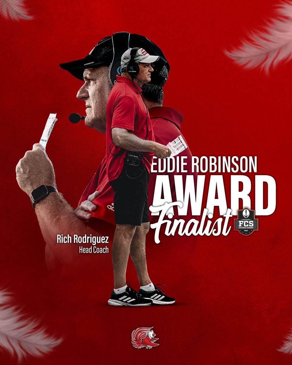 Coach Rodriguez Announced as Finalist for the Eddie Robinson Award‼️ @RealCoachRod #HardEdge | #RTE21