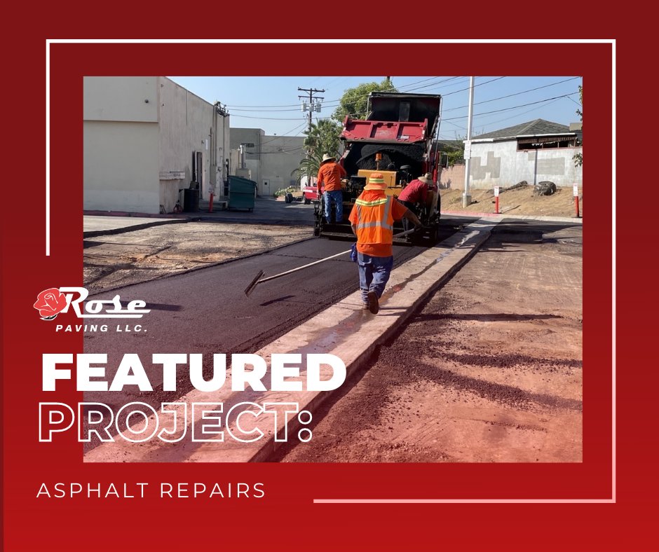 RosePavingCo's tweet photo. #ProjectHighlight ⭐️
The @RosePavingCo team recently completed asphalt repairs for one of our #PavingPartners.
Asphalt maintenance and repair are essential for a successful Paving Management Plan.
Contact our team to complete your paving plan today! 🌹 888-773-ROSE https://t.co/AXdy0rHcnM