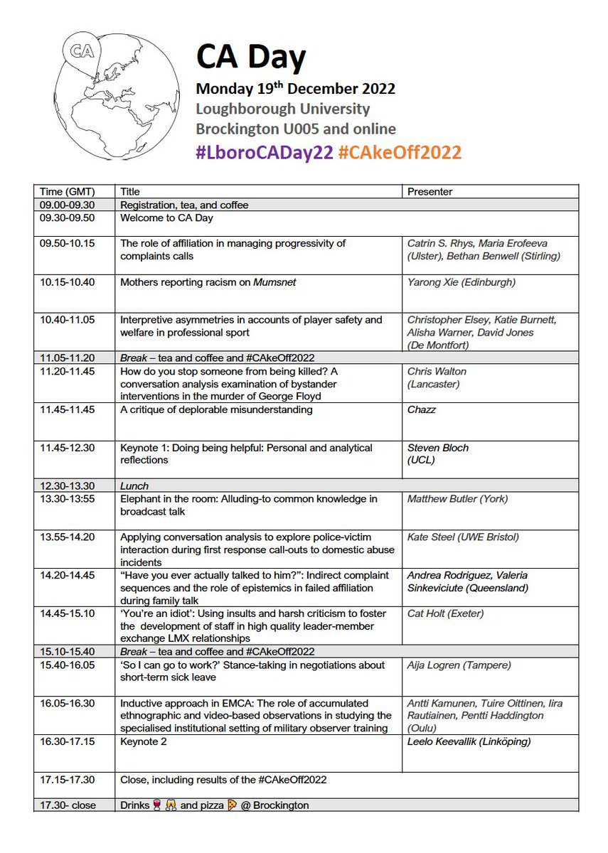 ๐ณ ๐ฐ ๐
๐ถ (@darg_sessions) on Twitter photo ๐จWe're very excited about the incredible talks and keynotes @ #LboroCADay2022 on the 19th December!
๐๏ธGrab the last few in person tickets or join us online
๐ฐ๐๐ฅฎ๐ฅ๐ง Note: the #CAkeOff2022 competition will probably taste better in person!๐ฐ๐๐ฅฎ๐ฅ๐ง
darg.lboro.ac.uk/event/ca-day-2โฆ ๐จWe're very excited about the incredible talks and keynotes @ #LboroCADay2022 on the 19th December!
๐๏ธGrab the last few in person tickets or join us online
๐ฐ๐๐ฅฎ๐ฅ๐ง Note: the #CAkeOff2022 competition will probably taste better in person!๐ฐ๐๐ฅฎ๐ฅ๐ง
darg.lboro.ac.uk/event/ca-day-2โฆ