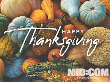MidComRegister's tweet photo. We wish you a Happy Thanksgiving and would like to take this time to thank you for giving us the opportunity to do business with you.

Our factory and Sales Offices will be closed Nov. 24th -- 25th in honor of the holiday. We will reopen the following Monday morning. https://t.co/ySnEwRJw4E