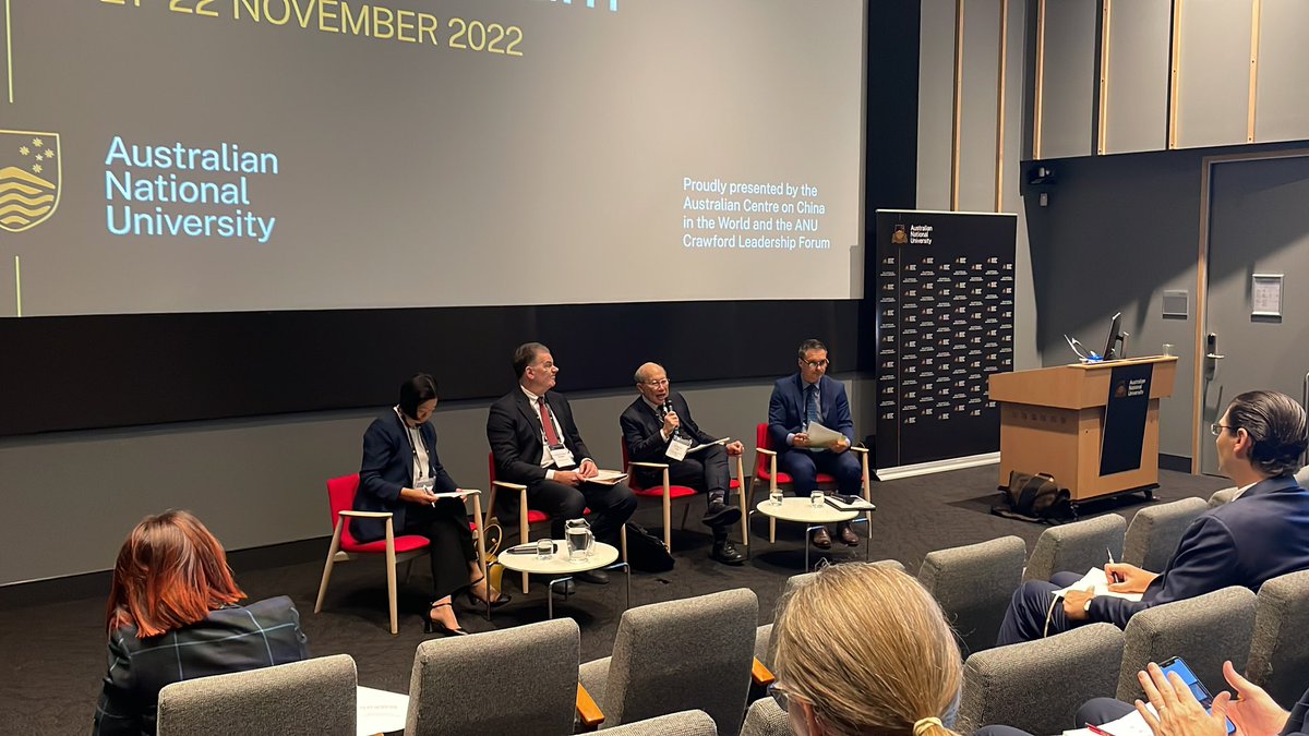Looking forward to today’s <a href="/anu_china/">China in the World</a> <a href="/ANUCrawford/">ANU Crawford School of Public Policy</a> Leadership Forum which promises (in <a href="/VC_ANU/">ANU Vice-Chancellor</a> <a href="/cosmicpinot/">Brian P Schmidt</a>’s words) a forum for “respectful debate” on #China including economics, governance, strategic challenges and COVID.