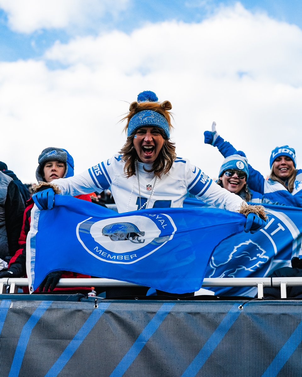 Lions's tweet photo. #Lions fans showed up and showed out on the road this weekend! https://t.co/6955OKwXvM
