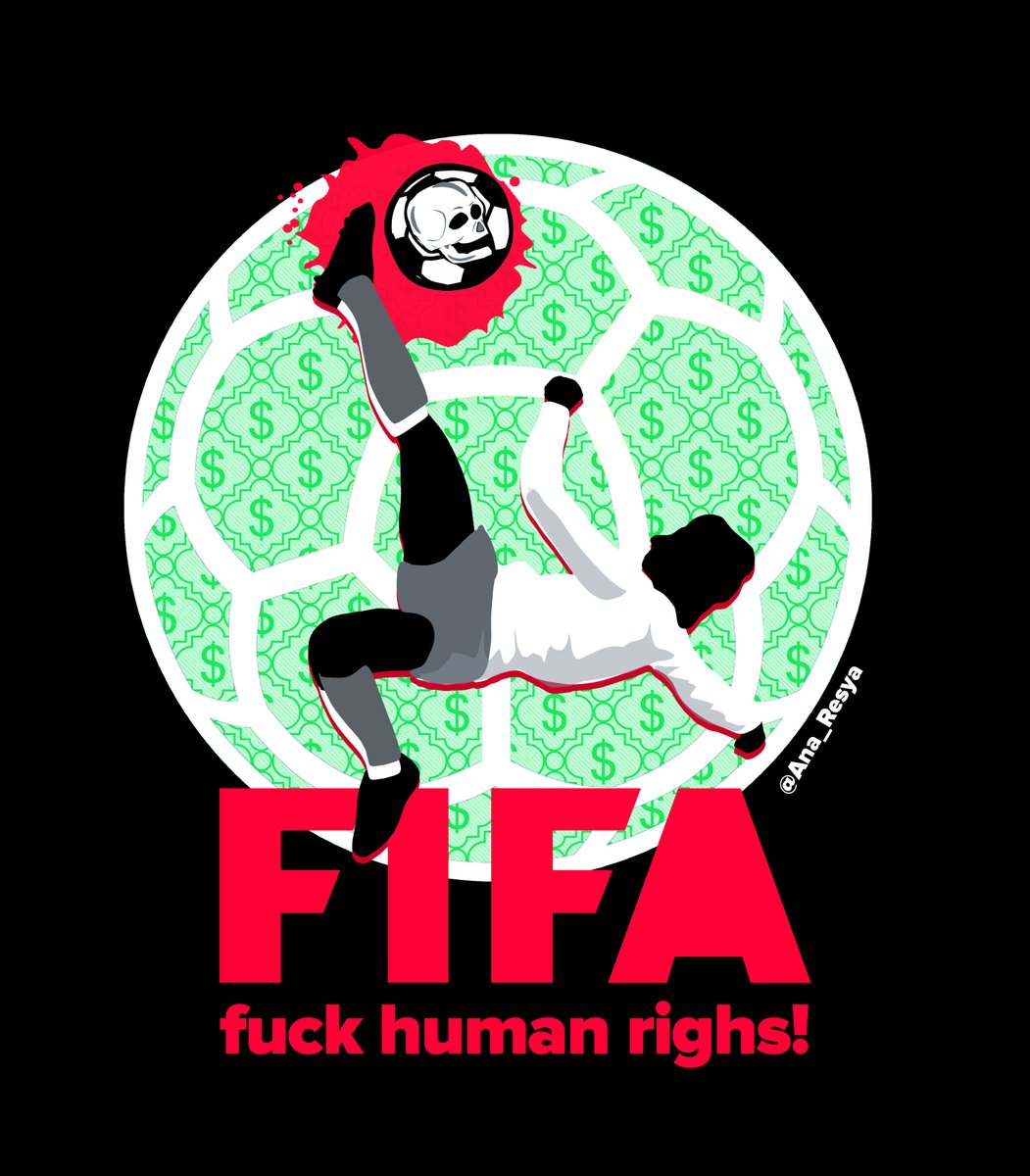 Aquí mi logo alternativo para la #FIFA
Porque no es solo #Qatar, es la FIFA. Organización corrupta a la q se la llevan sudando los derechos humanos desde hace décadas
Es lamentable q el deporte mundial este secuestrado por organismos como la FIFA #BoicotQatar2022 #boicotFIFA🧵⬇️