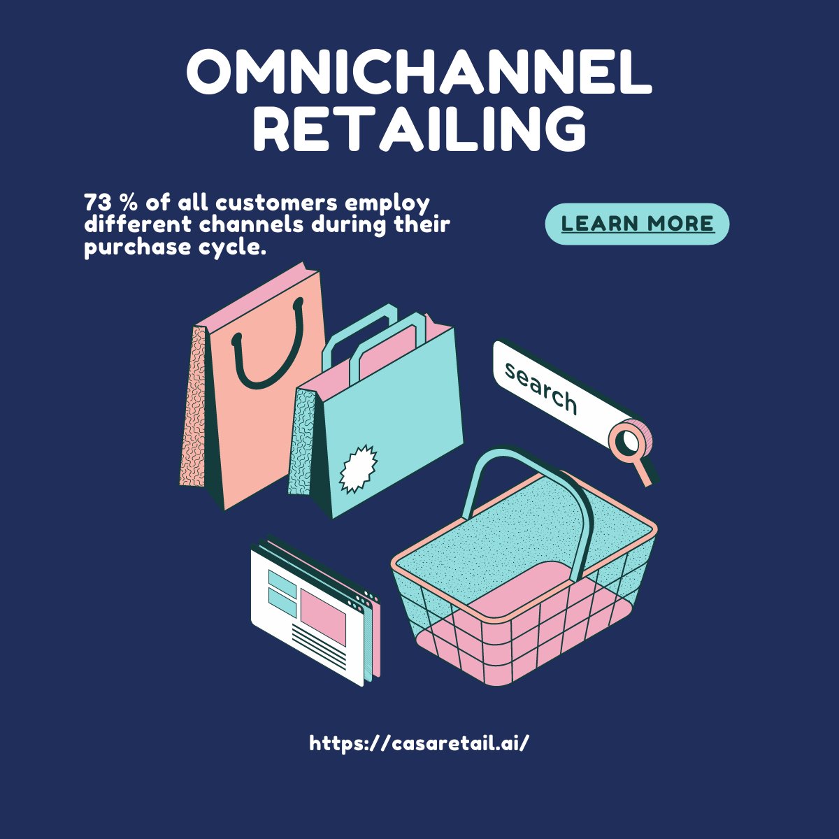 casaretail_ai's tweet image. Omnichannel personalization is critical to delivering consistent, effective, and trustworthy experiences across all brand touchpoints.

Provide customers with a more enjoyable buying experience here - bit.ly/3XkraDJ

#omnichannelretail #omnichannelmarketing #omnichannels