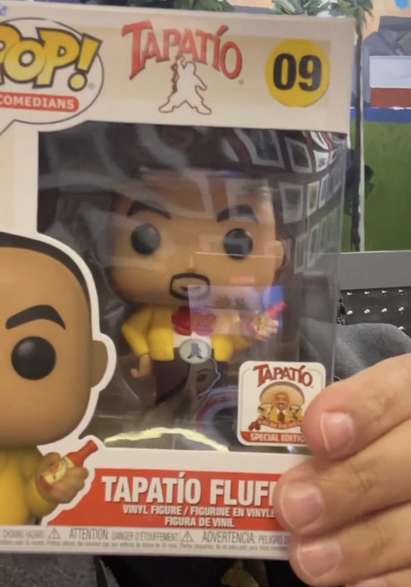First look at Tapatio Fluffy! Drops Friday at 9AM PT. Retails for $9.99 and limit 1 per person.
.
fluffyexclusive.fluffyguy.com/collections/fu…

Credit @fluffyguy 

#Funko #FunkoPop #FunkoPopVinyl #Pop #PopVinyl #Collectibles #Collectible #DisTrackers #GabrielIglesias #Fluffy #Tapatio