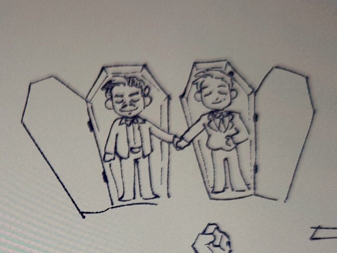 everyone's posting vampire howie so here's this old doodle (i can't even find the original file) 