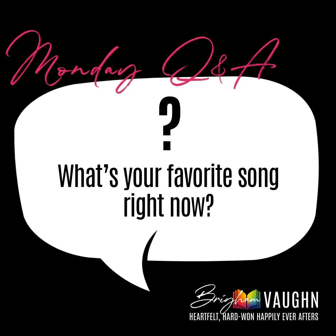 What's your favorite song right now?

I've been listening to 'We' by Rayland Baxter a lot. You can check it out here: buff.ly/3E4a991 

What about you? Have you been listening to lately? 

 #MondayQandA #BrighamVaughn #LGBTQAuthor #AuthorThings
