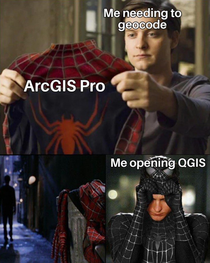 Thnx for your service, QGIS plugins #mappymeme