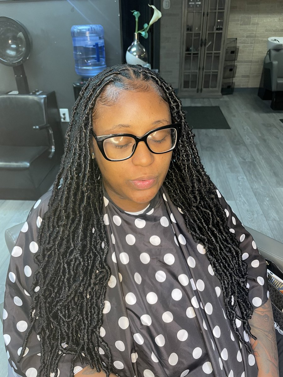 imtiannadchey's tweet image. Soft Locs over locs 💕 booking ATL text 810-584-5819 #travelingstylist #softlocs #locs