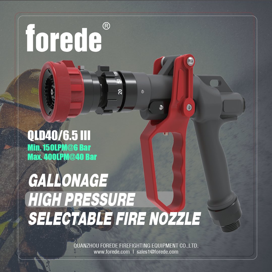 Bob_Su_Forede's tweet photo. #forede
GALLONAGE HIGH PRESSURE SELECTABLE FIRE NOZZLE, the Max working pressure can be 40 Bar, this nozzle can help firefighters clear most of the obstacles and shorten the rescue time! !🔥 https://t.co/Xjy0hxkQN8