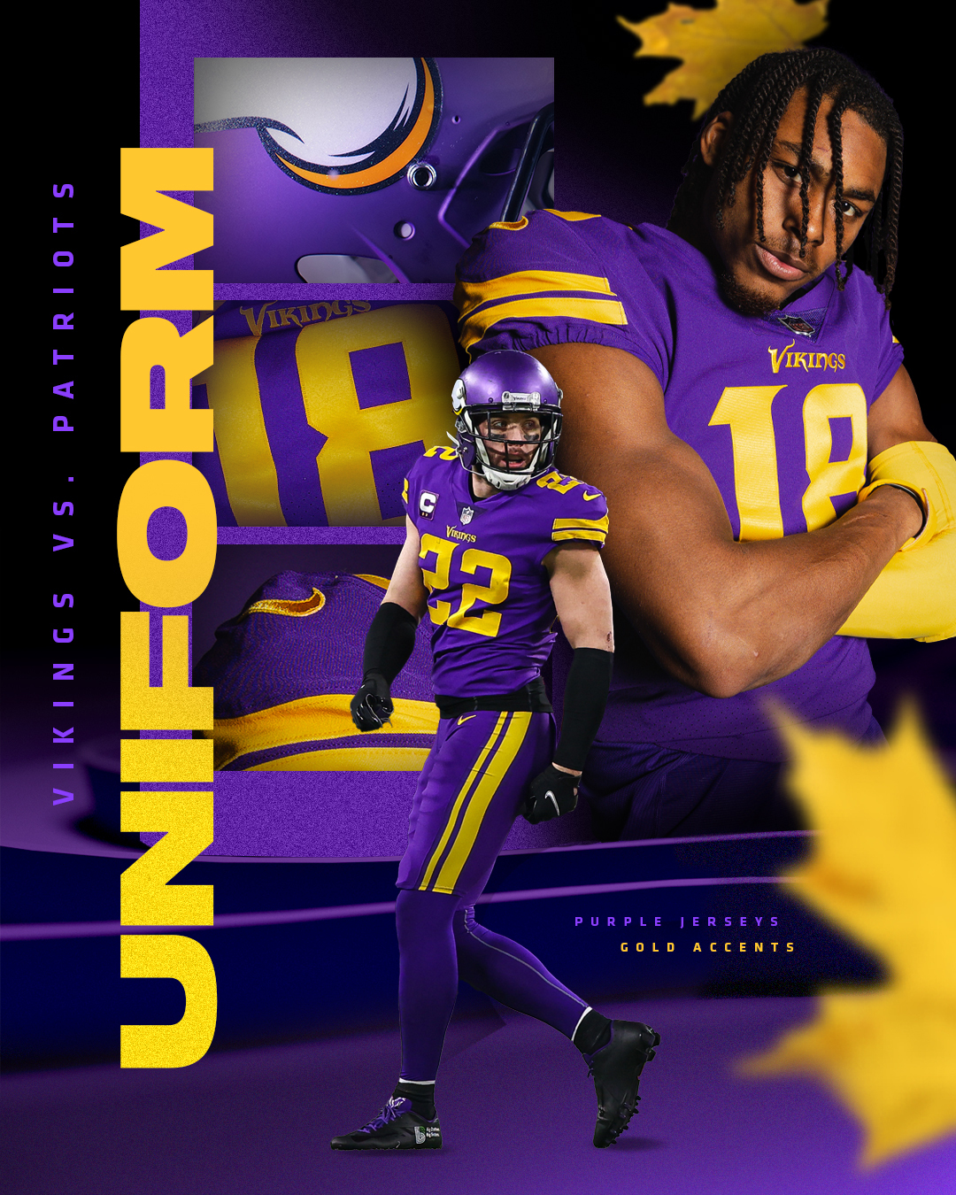 Minnesota Vikings on X: 'Thanksgiving attire. #PrimetimePurple   / X