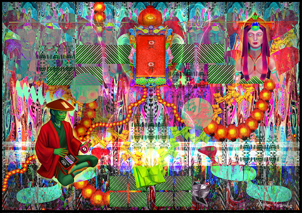 initial_gallery's tweet image. \　 NFT掲載作品をご紹介　/

🖼️Happiness Dance"幸福音頭"
🖌️渡邉帆南美
@Honami_Watanabe
 
人工知能を持つロボットのアリスが、いろんな人の思い出を売るカエル男と出会うシーン。

#NFT  #IGNFT

作品情報はこちら ☞ 
ig.initialsite.com/nft/work/?id=u…