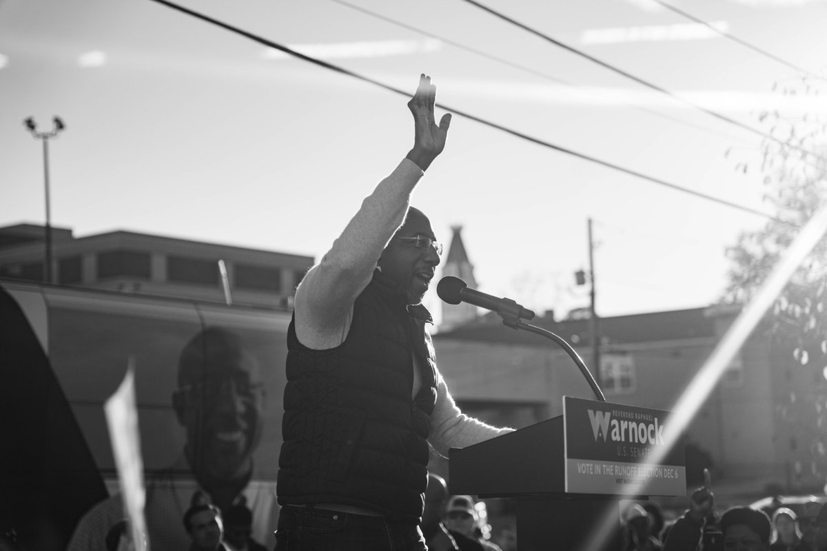 ReverendWarnock's tweet image. Thank you for the warmest welcome, Milledgeville!