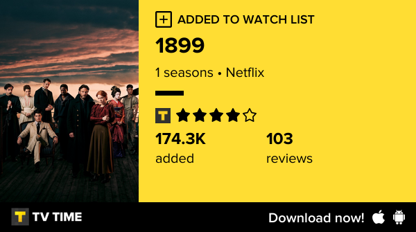 williamwmj's tweet photo. I've just started following 1899 https://t.co/TDxs0yPk53 #tvtime https://t.co/9JVmcqLB8J