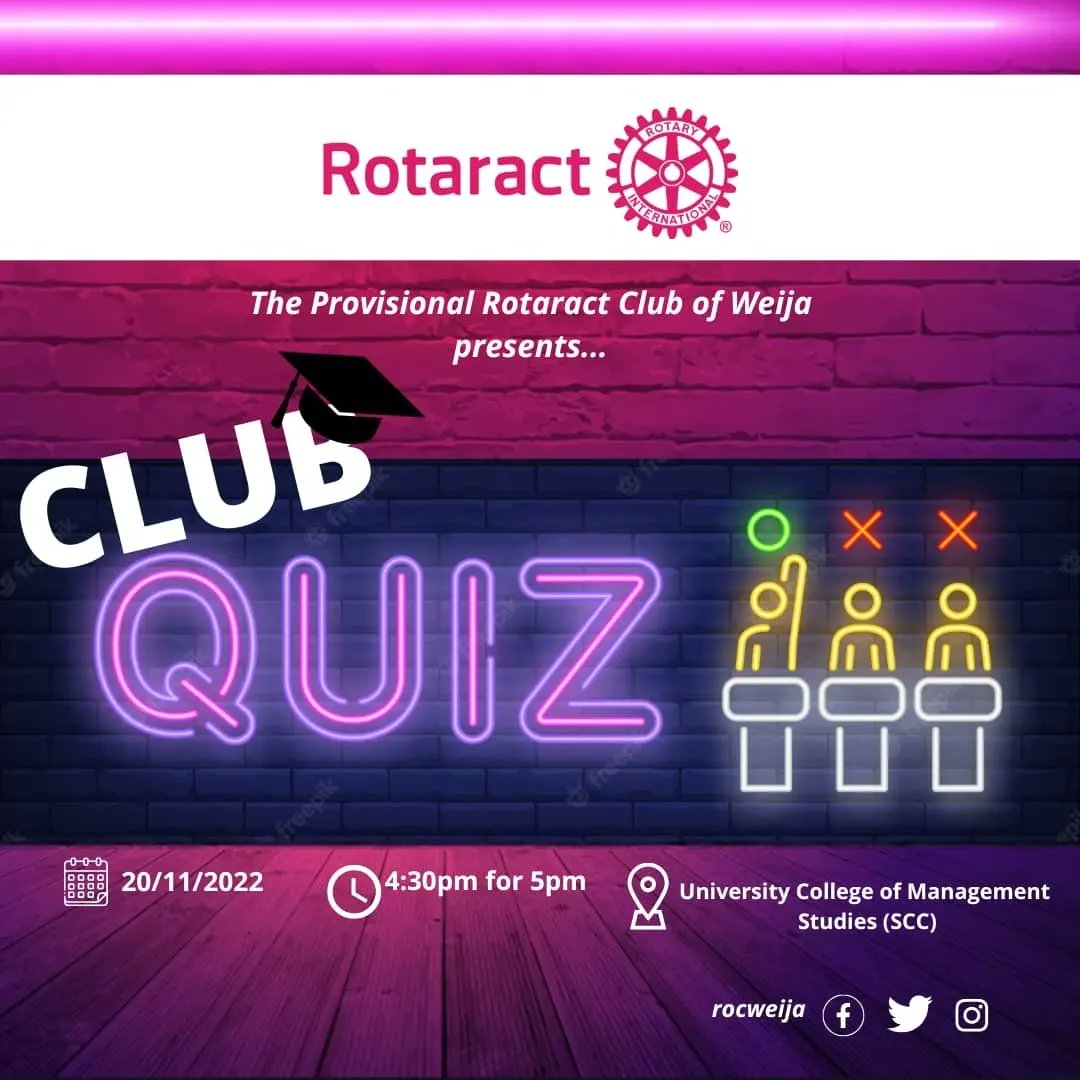 RocWeija's tweet photo. 📸 from our Club Quiz held on the 20th of November 2022. 
Kindly join us fellowship this and every Sunday at 4:30 for 5pm at UCOMS.

#Rotaract
#Weija
#ImagineRotary
#serviceaboveaself
#ServingHumanity
#rotaryinternational
#rotaryengine
#rotarylife
#RotaractGH
#Imaginerotary https://t.co/FvQ66x8qn9