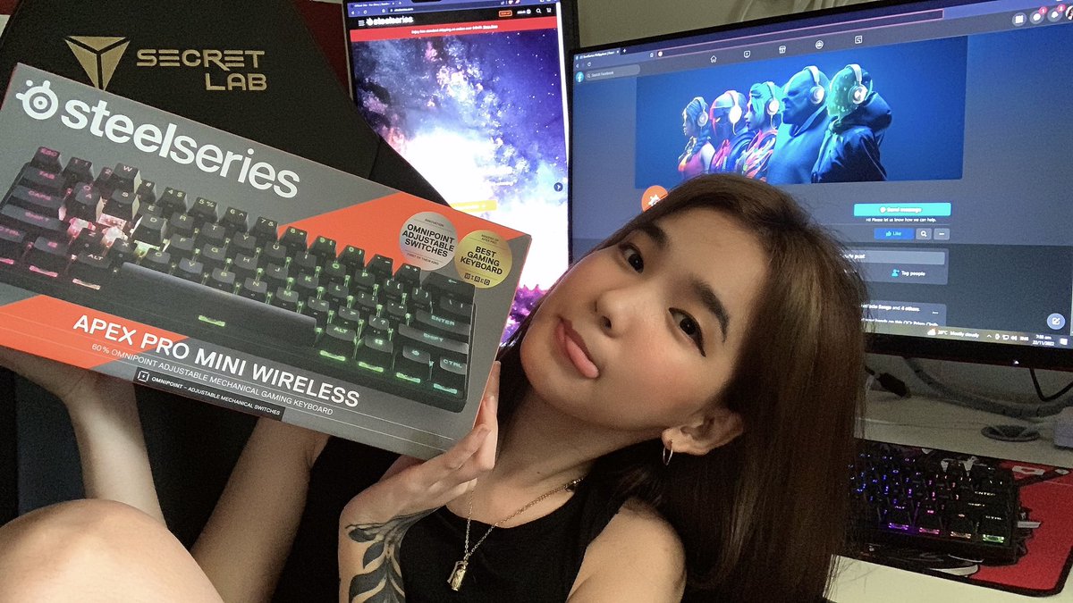ch1nachi's tweet photo. cutie meeee #steelseries #steelseriesph https://t.co/JwFoLmwHML