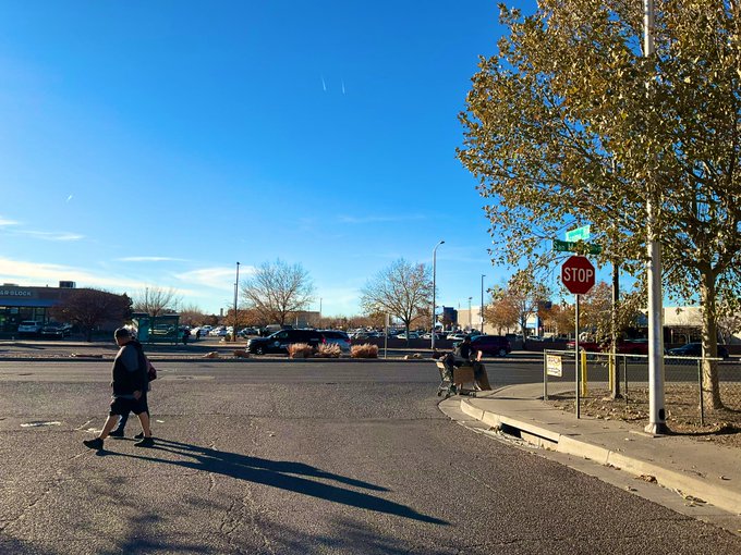 I saw this man walking fast with his shopping cart, his head down, the ABQ police in the background,<a href="/tag/albuquerque"class="tags"><span>#albuquerque</span></a><a href="/tag/walmart"class="tags"><span>#walmart</span></a><a href="/tag/photojournalism"class="tags"><span>#photojournalism</span></a><a href="/tag/ipadp"class="tags"><span>#ipadp</span></a>