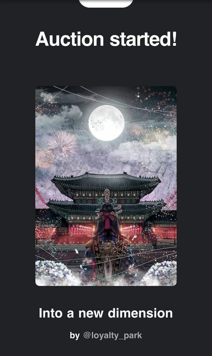 rtspeaknow's tweet photo. ⛑️AUCTION LIVE⛑️

OMG! Good morning! ☕️

The auction of my works ‘Into a new dimension’ has started.

First bidder is ‘@preetic33’! He bid for my work three times! What you've done for us is much bigger than you think. 💖🥹

Thank you very much! 🙏

LINK In thread 🖇👇 https://t.co/ack1KuA3rE