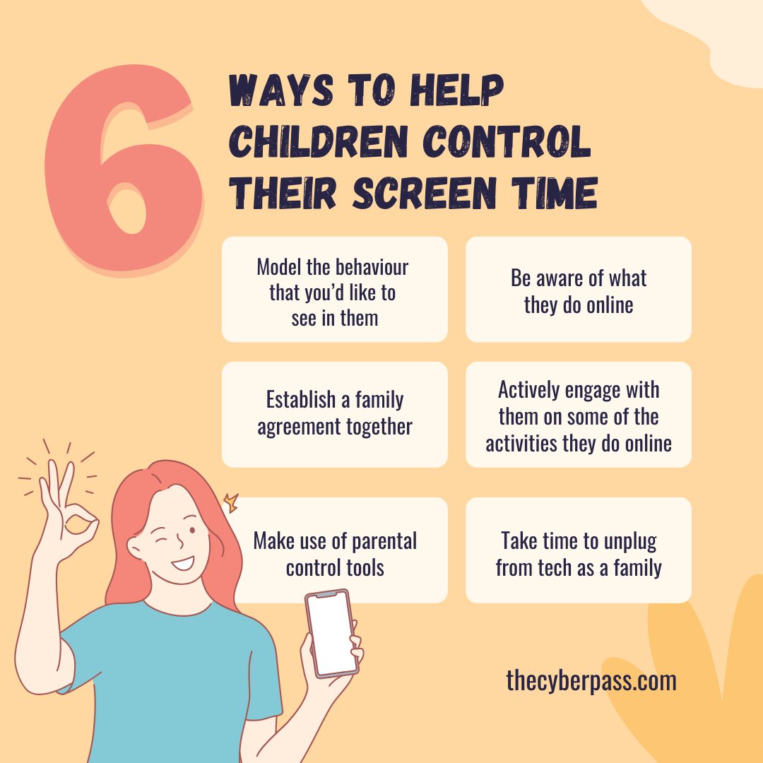 No matter how much time children spend in front of the screen, there is the potential that something can go wrong. 

🔎 Learn about these practical ways to support your kids on screen time &amp; see how #CyberPass can build your children’s online competencies.

#CyberSafety #Tips