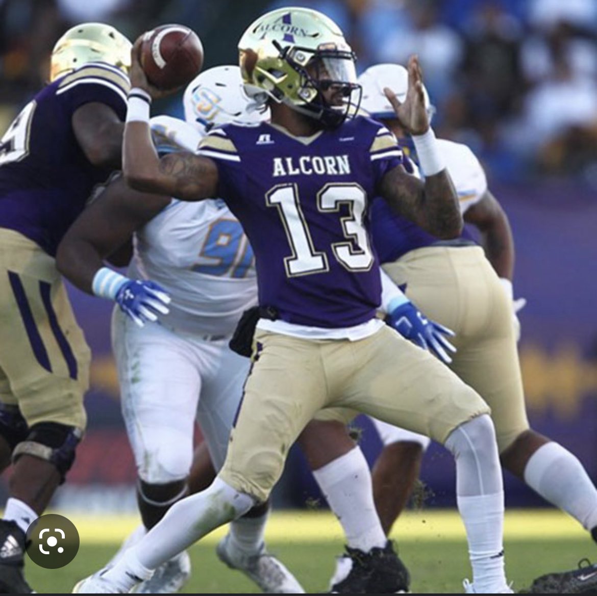 MillerKadarius's tweet photo. AGTG Blessed to receive my second D1 offer from Alcorn State @JUCOFFrenzy @The_Coach_Fred @coachgordon1 @CoLinFootball #braves https://t.co/pVq2vRJQo2