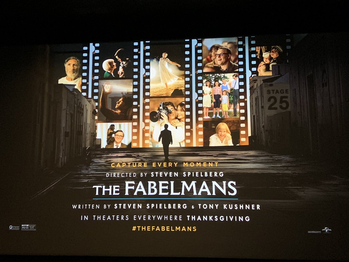 Sitting down for #TheFabelmans
