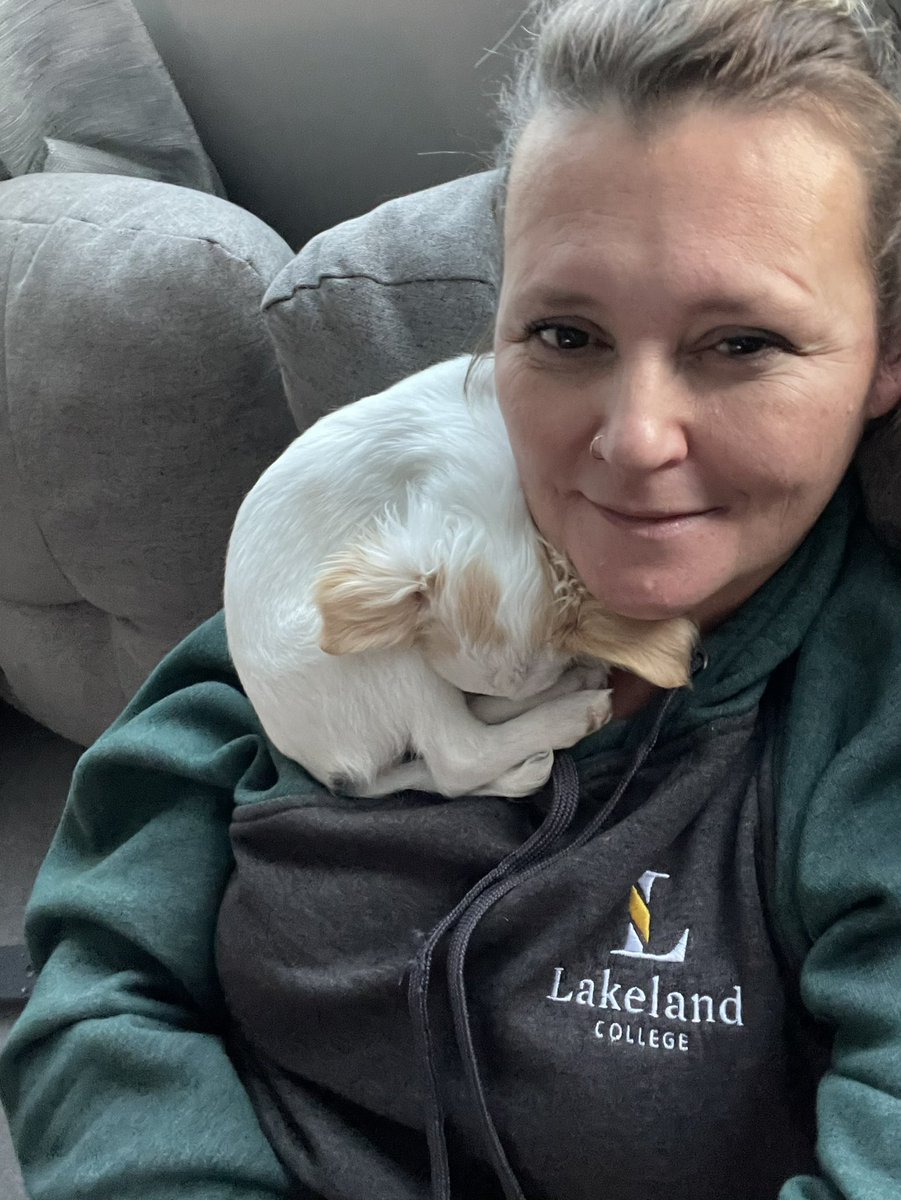 JennHow07457529's tweet photo. Traded my husband for a puppy…. Best deal ever! Lol ❤️ https://t.co/cOHzpUPmW4
