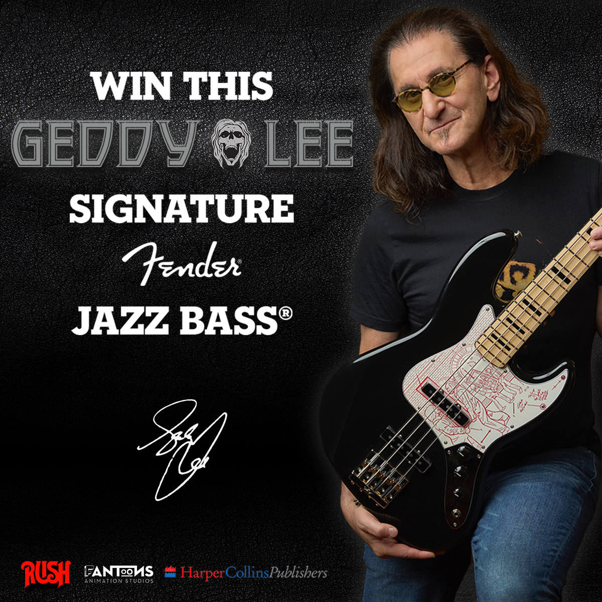 LongMcQuade's tweet photo. Nobody's closer to a Canadian musician's heart than Geddy Lee! 🍁

Wouldn't you love to win a customized Fender Geddy Lee Signature Jazz Bass? 🎸

AND Geddy Lee's "Big Beautiful Book of Bass"?! 📖

👉 https://t.co/yszGIvd5uq

#longandmcquade https://t.co/tshFl26h3O