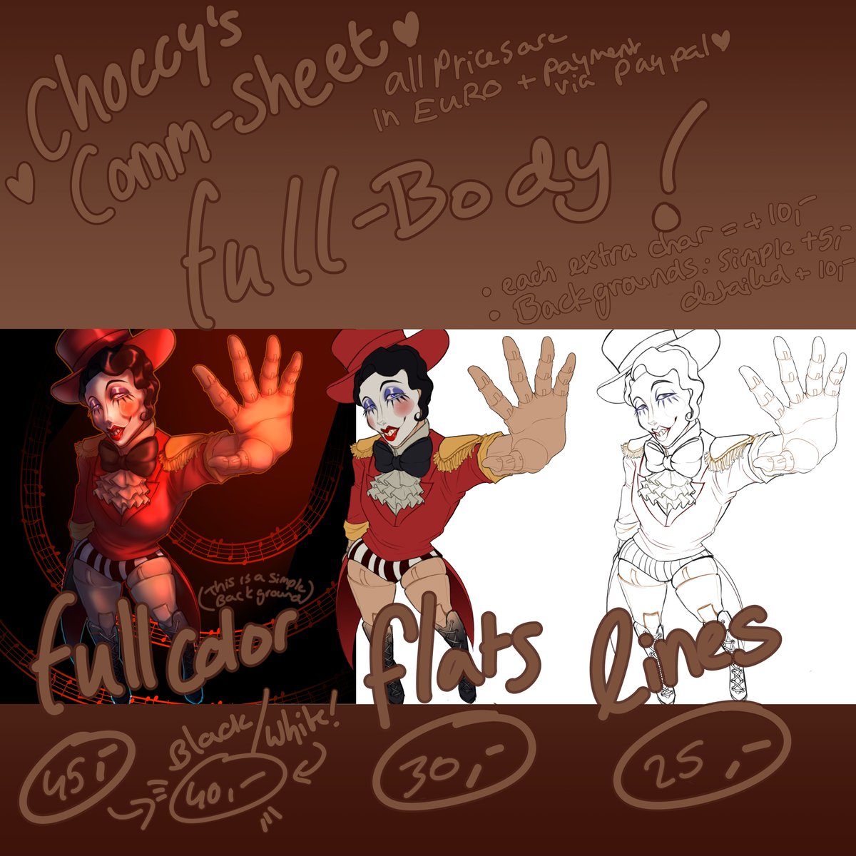 ChoccyAKAConnor's tweet photo. HI HELLO IM OFFICIALLY OPENING COMMS WITH COMMISSION SHEET FOR REFERENCE<33 since i am in desperate need for money aksfkfds

if you're interested but want more info/references of my work i'll send it!

feel free to private message me about commissions or comment on the tweet<33 https://t.co/zvFkbeFqZy