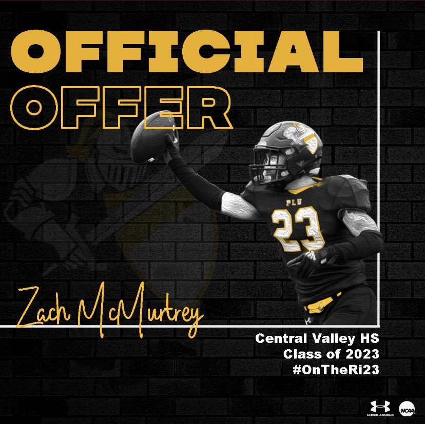 McmurtreyZach's tweet photo. Just had a great conversation with @LuteFBKeimTime and @BrantMcAdams and I’m excited to announce my third offer from @PLUFootball!! Extremely thankful! @Micah_Chen @CVHS_Bears @GeorgeSonko2 @INW_FOOTBALL https://t.co/674dWy0tzG