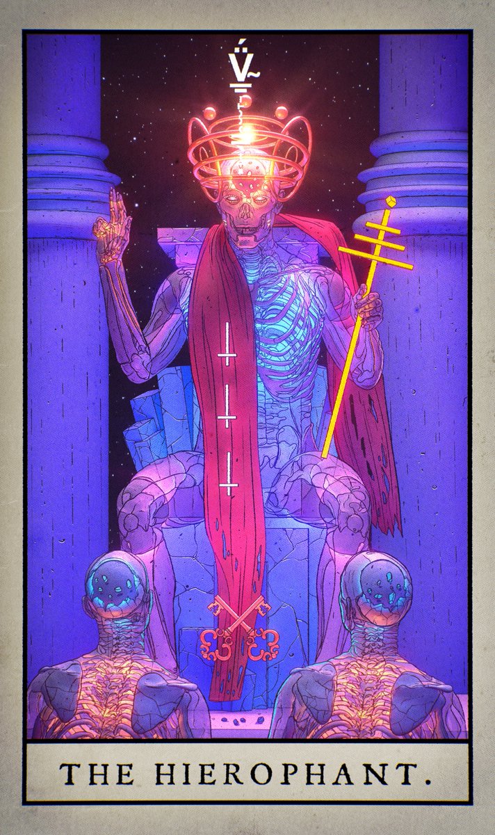 XSULLO's tweet photo. The Hierophant ⸸⸸⸸🟡 https://t.co/xNh1YCuqNQ