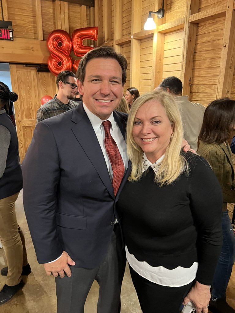 With America’s Governor @RonDeSantisFL! 

I ❤️ our Free State of Florida! 🙏🏼🇺🇸