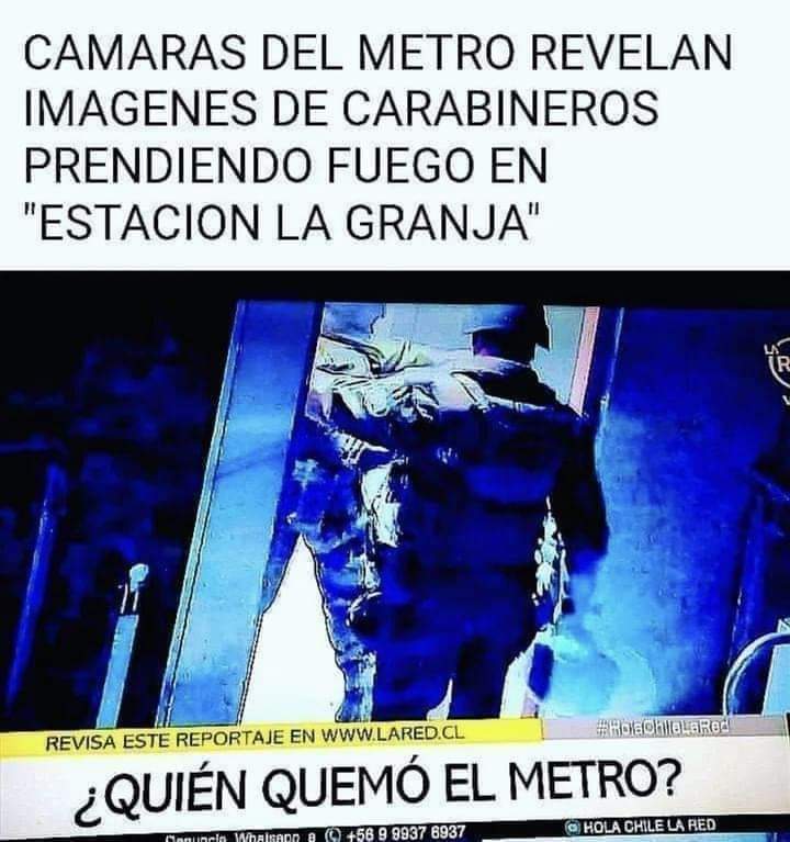 NoEstamoTodxs's tweet photo. Quien quemo el metro ? https://t.co/i8kkY3V6Ue