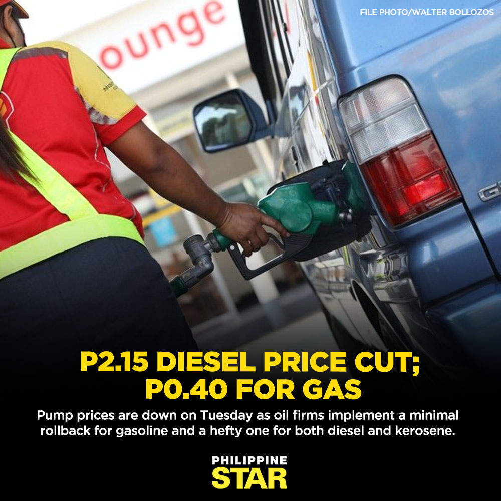 The Philippine Star On Twitter In Separate Advisories On Monday Oil