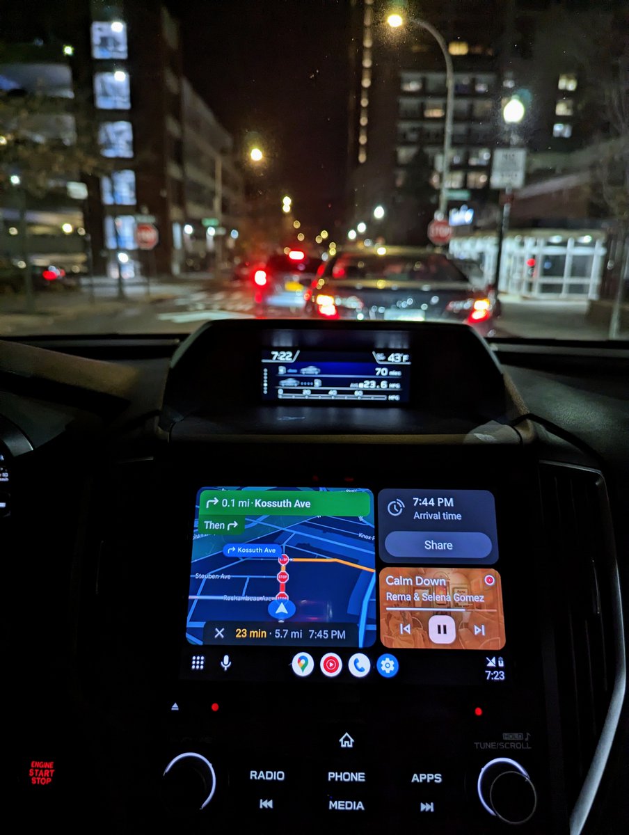 markguim's tweet photo. New android auto is 👍💯 https://t.co/rP8PG6s1cv