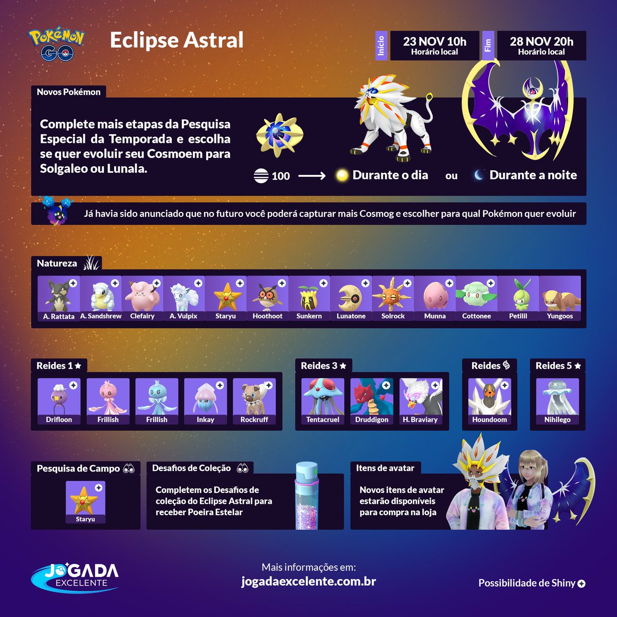 SOLGALEO OU LUNALA QUAL VOCÊ DEVE ESCOLHER? - Pokémon GO