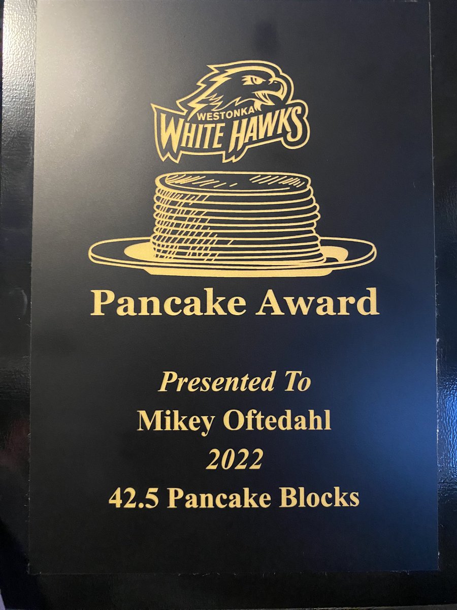 MikeyOftedahl's tweet photo. Honored to be named All-District, Most Valuable Lineman, Lifter of the Year and to receive the Pancake Block Award! https://t.co/52nl5oBeI0